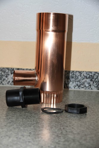 Regenwassersammler kupfer mit - regenwassersammler,