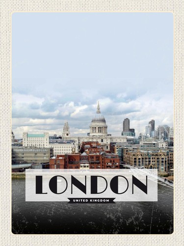 Holzschild 30x40 london united - holzschild,