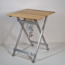 Holiday Travel Single Klapptisch 50x50cm Camping Tisch Gartentisch Holz B-WARE!