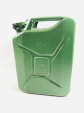 DDR Kraftstoff Kanister 20 L Benzinkanister Werkstatt Benzin 1987 in grün
