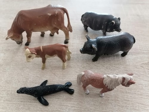 Schleich kuh schwein - 6, kalb