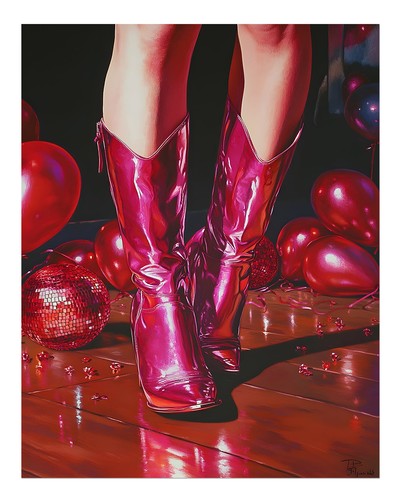 Lebhafte pinke stiefel - pinke,