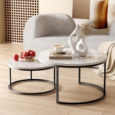 Couchtisch rund 2er set - rund,