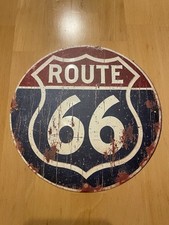 Blechschild 20cm Route 66# Amerika# USA# Motorrad 