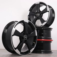 Alufelgen 19 Zoll Audi A3 S3 RS3 8V Original Felgen Rotor schwarz gedreht 8x19