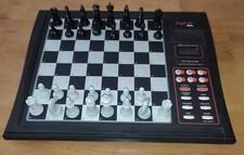 Schachcomputer Mephisto MeXs, geht an, aber DEFEKT + 31 Figuren, ein Bauer fehlt