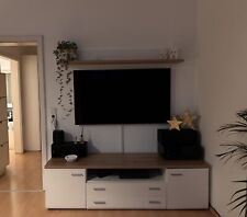 Lowboard Fernsehtisch Schrank TV Board Bank Möbel Holz Massiv Natur Homestyle4u