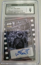 2023 Topps Star Wars ROTJ 40th Anniversary  Wicket W. Warwick Autogramm 06/49