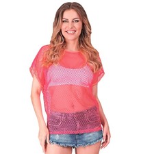 SA136 - Pinkes Netzhemd in Gr