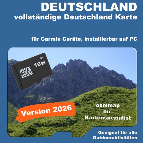 Deutschland karte topo gb - deutschland, 16