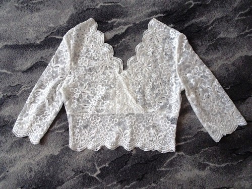 Dirndl bluse top spitze 4 - top, 3/4