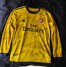 FC Arsenal London Fußballtrikot Adidas Größe M Gelb Away 19/20 Auswärtstrikot
