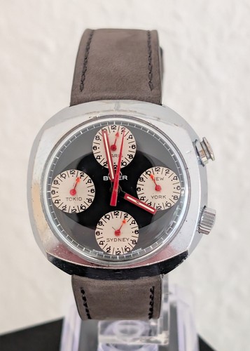 Buler gmt world timer - timer, 70´s