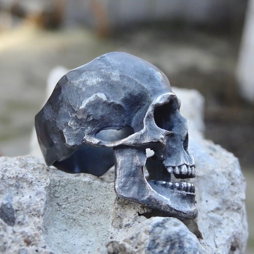 Totenkopf sterling silber - totenkopf,