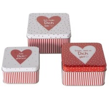 3er Set Keksdose - Ich hab