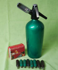 Sodaspender 50er-/60er-Jahre Metallic-Grün mit Original Patronen Wasserspender