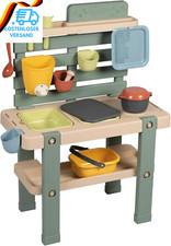 Smoby Life - Matschküche Für Kinder - Outdoor-Spielküche Mit Zubehör - 90% Recyc