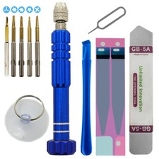 11 Teiliges Reparatur Werkzeug Set geeignet für iPhone 16, 15, 14, 13, 12, 11, X