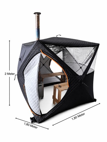 Sauna zeltsauna set mit - sauna,