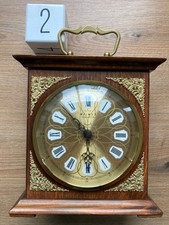 Quarzwohnraumuhr (Nr.2), Kal. 62, Kaminuhr, Weimar Quarz, läuft