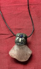 Anhänger großer Rosenquarz