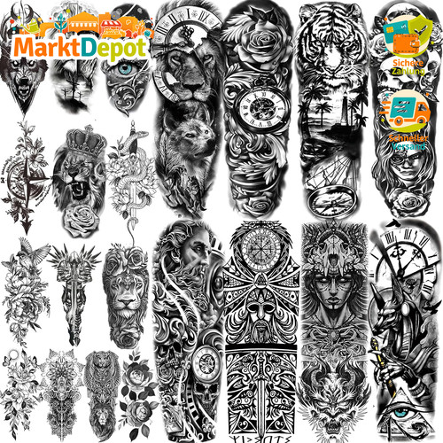 Temporäre tattoos schwarz - tattoos,