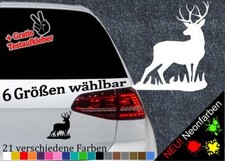 Sticker Hirsch im Gras