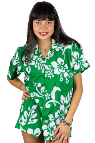 Funky hawaiibluse hibiscus - hawaiibluse,