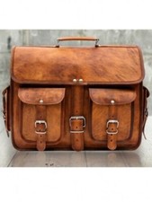 Tasche Leder Messenger Laptop