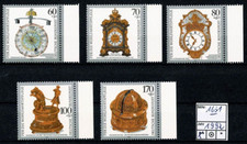 Bund, ' Wohlfahrt: Kostbare alte Uhren a. dtsch. Sammlung', 1992, postfrisch