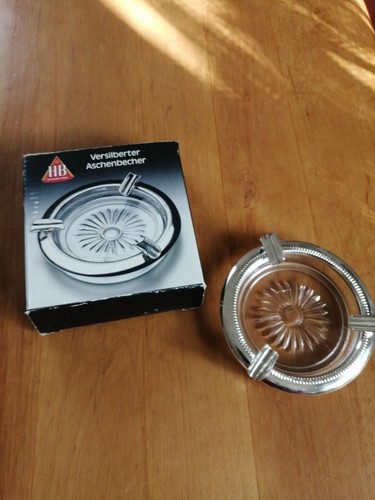 Versilberter aschenbecher - versilberter,