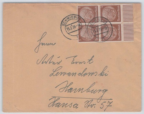 Reich 513 viererblock - d., nr.