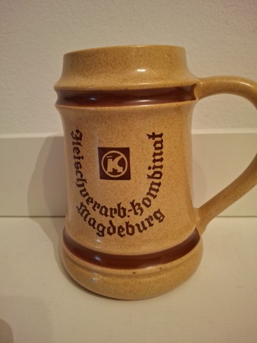 Bierkrug ddr fleischverarb - bierkrug,