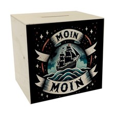 Segelschiff Moin Moin Spardose