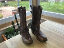 Bikerstifel Boots echt Leder