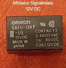 Miniatur Signalrelais 12V DC