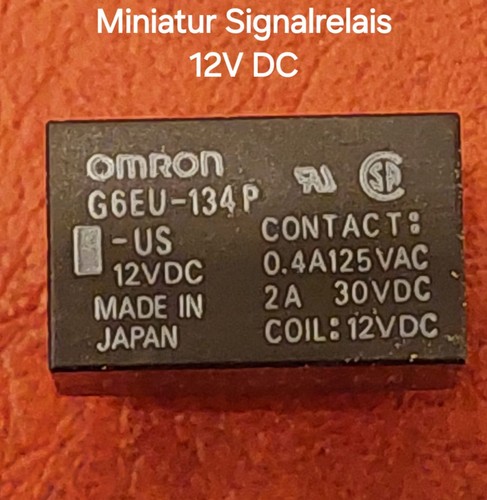 Miniatur signalrelais 12v - miniatur,