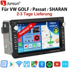 Android14 Für VW Polo 9N Golf 4 Passat B5 T5 Carplay Autoradio GPS Nav RDS BT FM