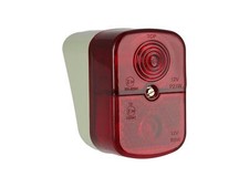 Rücklicht eckig komplett, rot