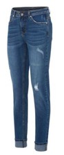 Damen strech jeans - blau, slim