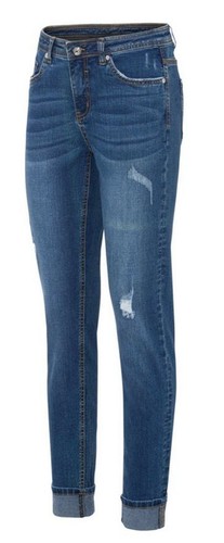 Damen strech jeans blau slim - damen,