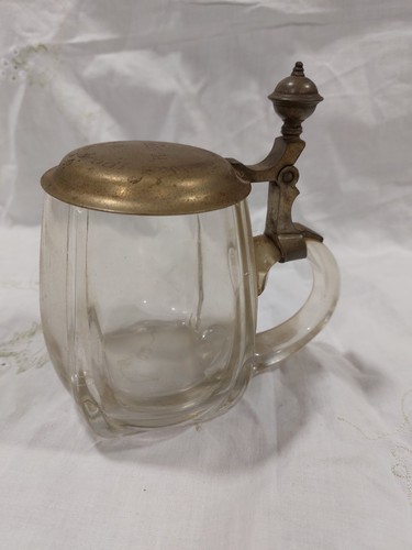 Vintage glas bierkrug bierglas - bierkrug,