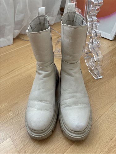Boots stiefeletten cremeweiß - stiefeletten,