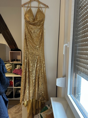Stacees damen abendkleid gold - damen,
