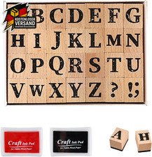 Holzstempel set symbols - holzstempel, &