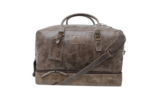 Leder reise seesack - reise,