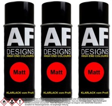 Klarlack matt Spraydose 3x