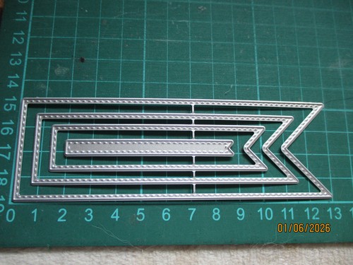 4tlg stanzschablone aufleger - 4tlg., "aufleger