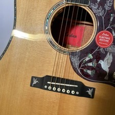 Hot flower&bird Solid Spruce