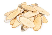 NaDeco Birkenscheiben oval 11-13cm,15 Stück | Holzscheiben mit Rinde | Dekoholz 